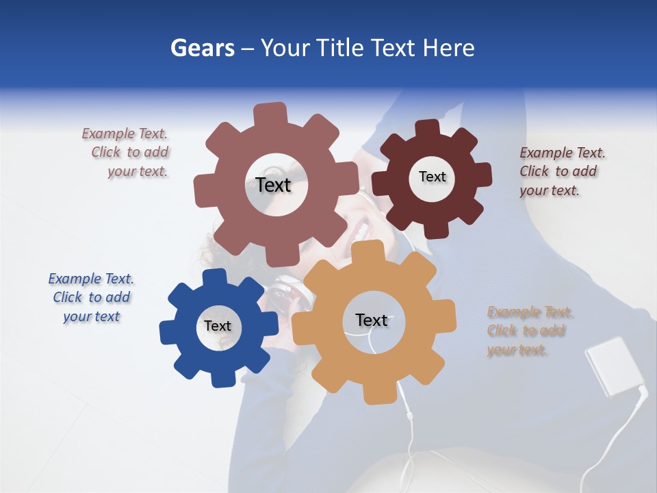 Gear Clothing Ride PowerPoint Template