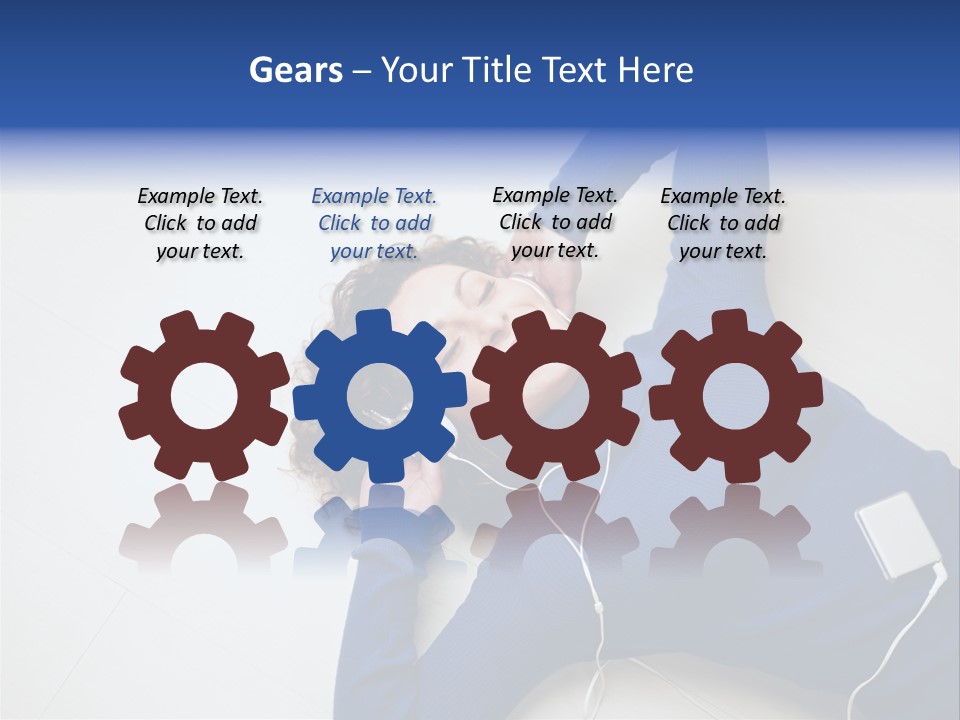 Gear Clothing Ride PowerPoint Template