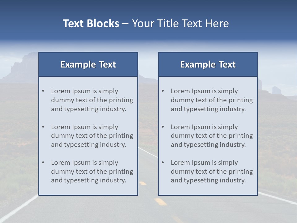 Trucking Big Rig Auto PowerPoint Template