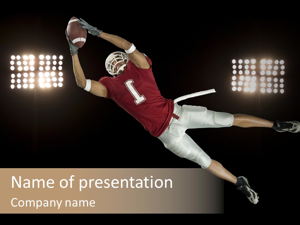 Concentration Lights Run PowerPoint Template