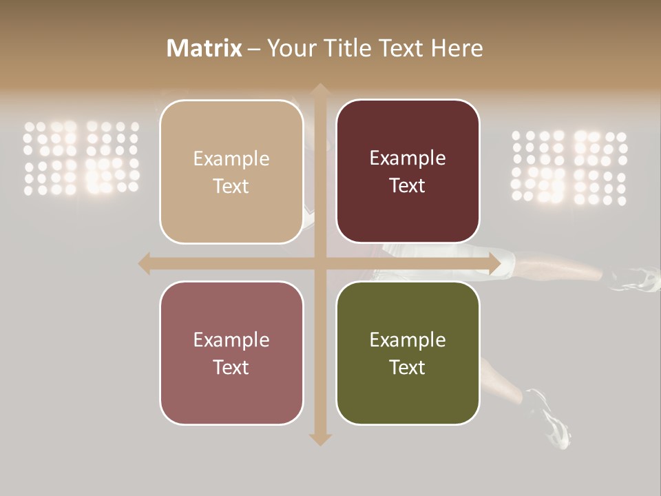 Concentration Lights Run PowerPoint Template