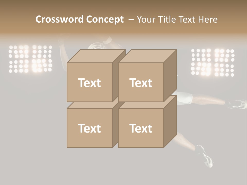 Concentration Lights Run PowerPoint Template