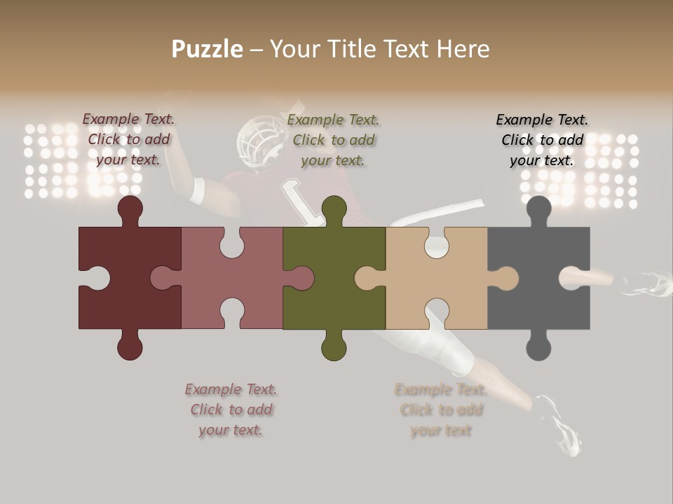 Concentration Lights Run PowerPoint Template