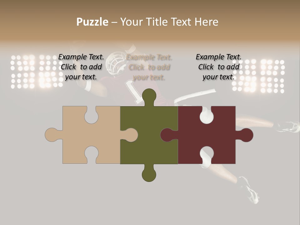 Concentration Lights Run PowerPoint Template
