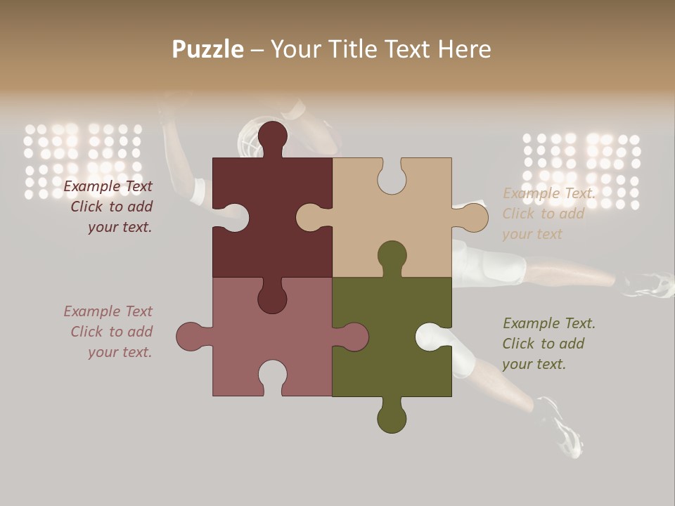 Concentration Lights Run PowerPoint Template