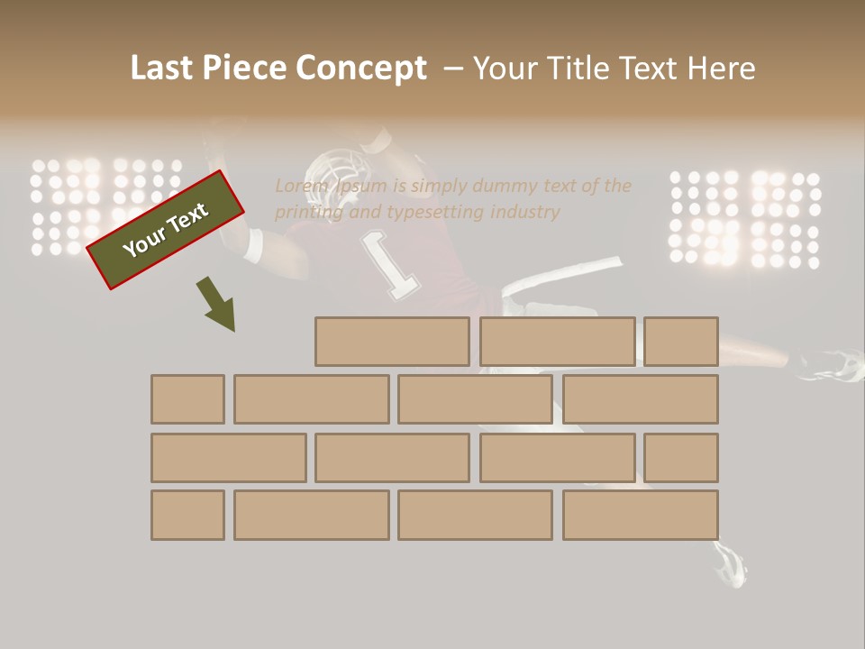 Concentration Lights Run PowerPoint Template