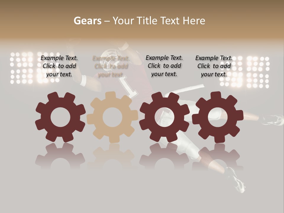 Concentration Lights Run PowerPoint Template