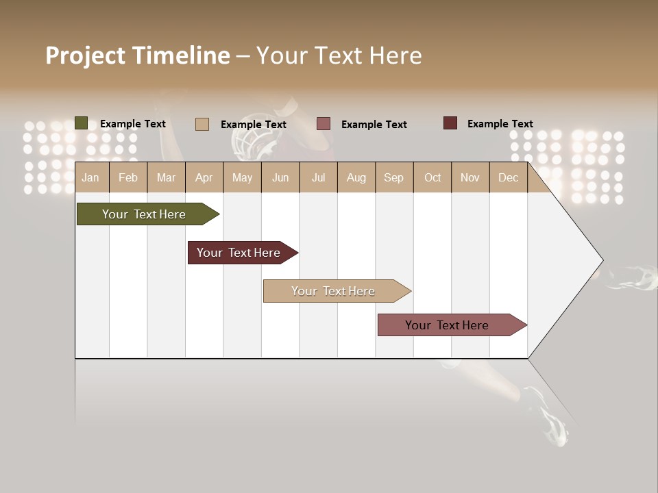 Concentration Lights Run PowerPoint Template