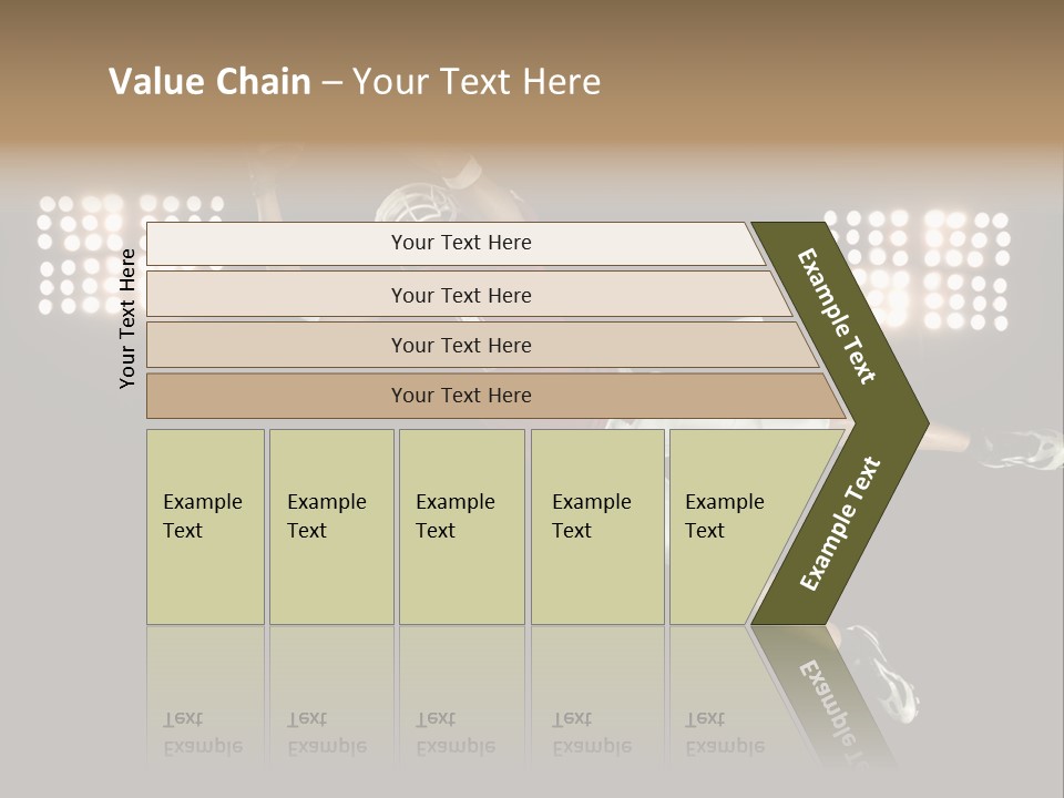 Concentration Lights Run PowerPoint Template