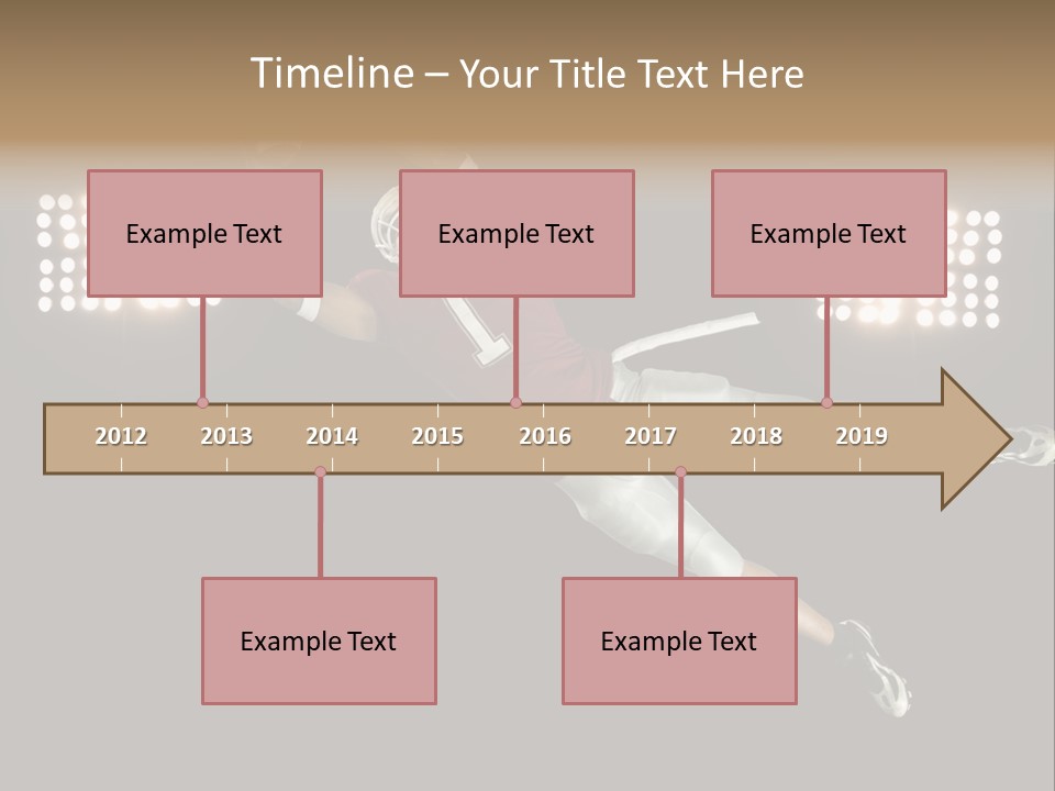 Concentration Lights Run PowerPoint Template