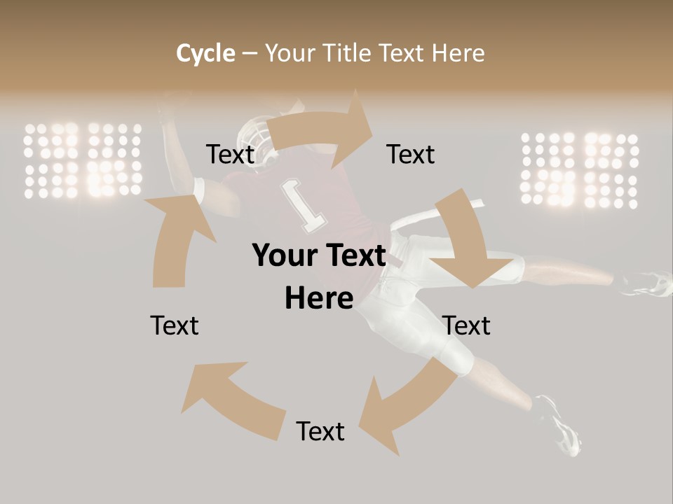 Concentration Lights Run PowerPoint Template