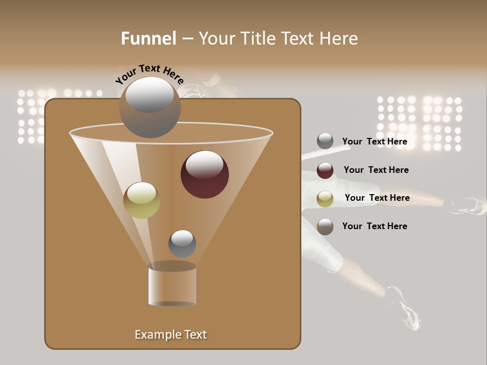 Concentration Lights Run PowerPoint Template