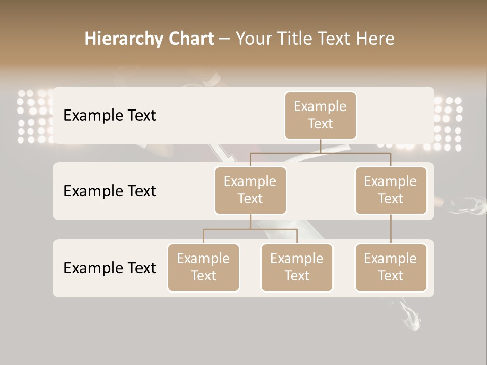 Concentration Lights Run PowerPoint Template