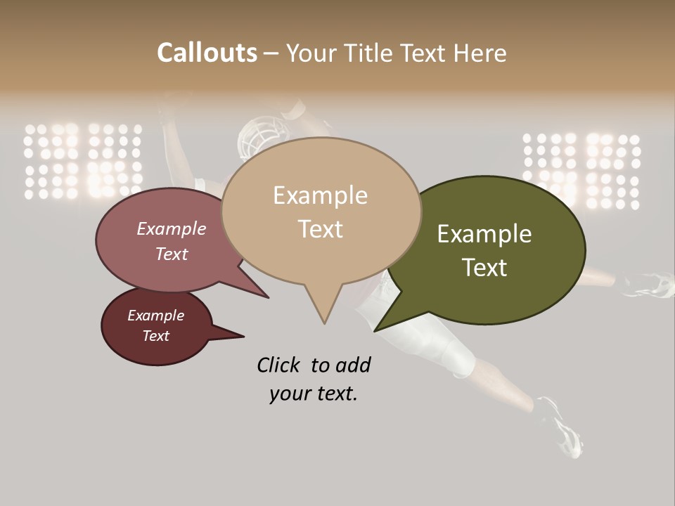 Concentration Lights Run PowerPoint Template