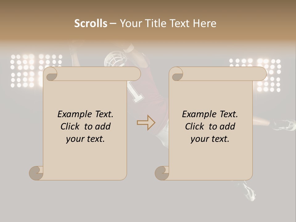 Concentration Lights Run PowerPoint Template