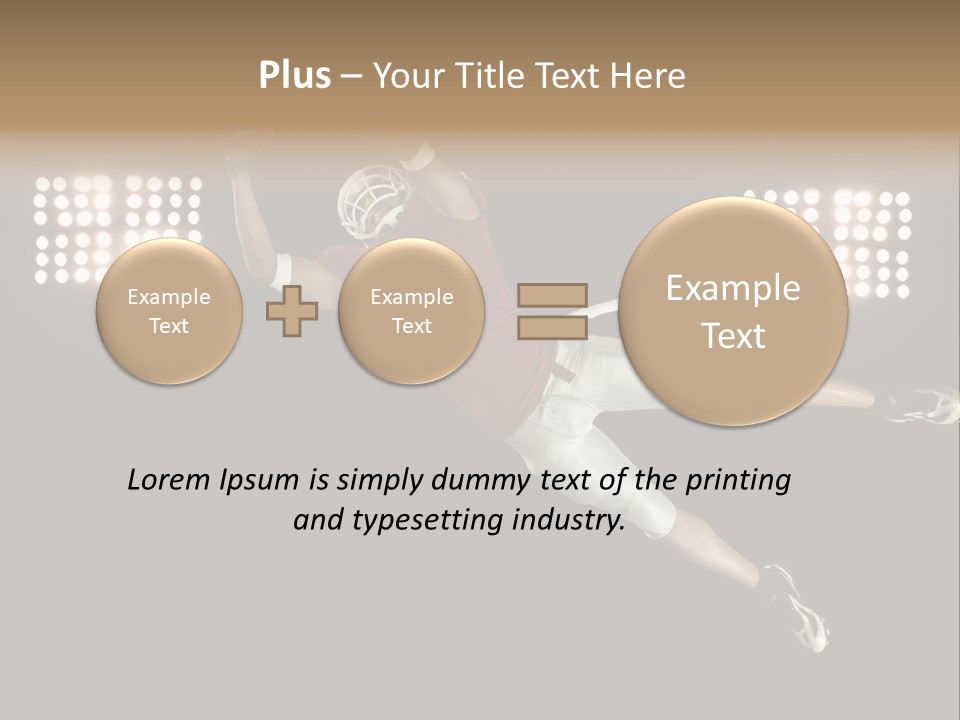 Concentration Lights Run PowerPoint Template