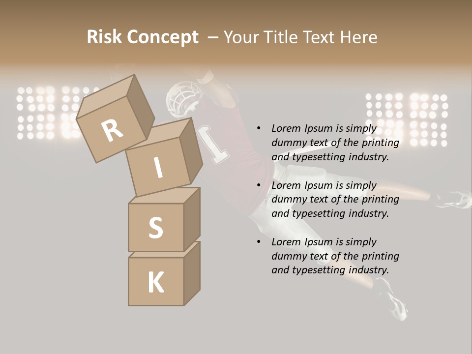 Concentration Lights Run PowerPoint Template