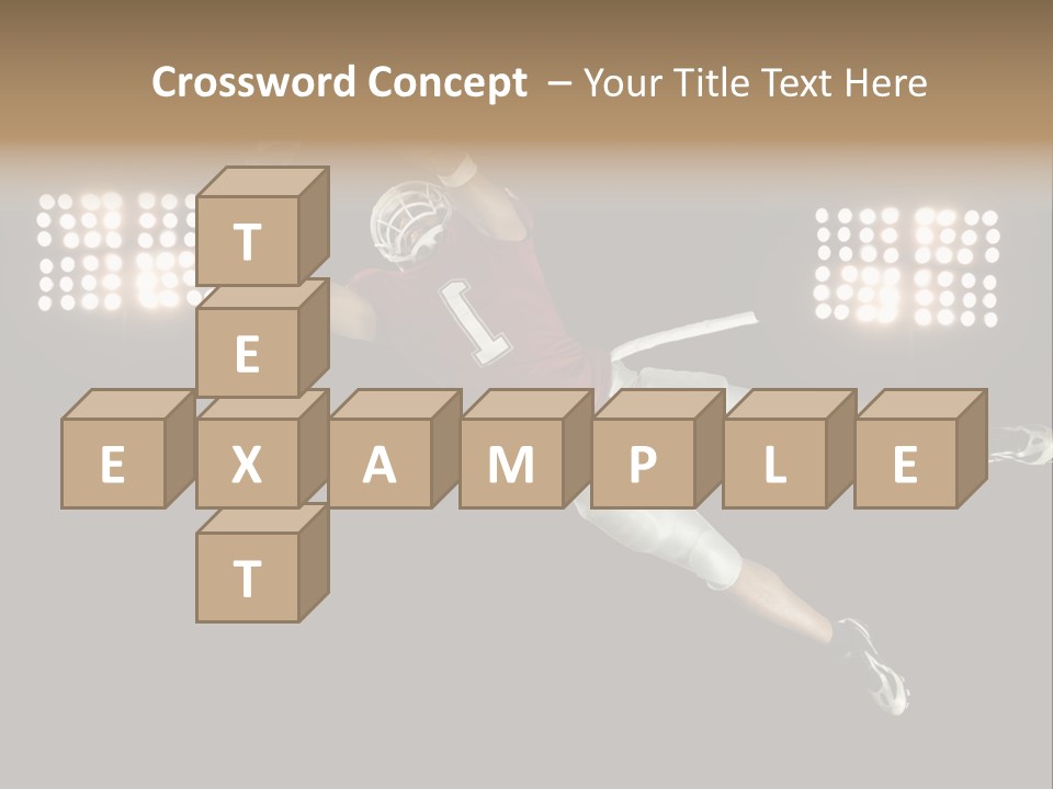 Concentration Lights Run PowerPoint Template