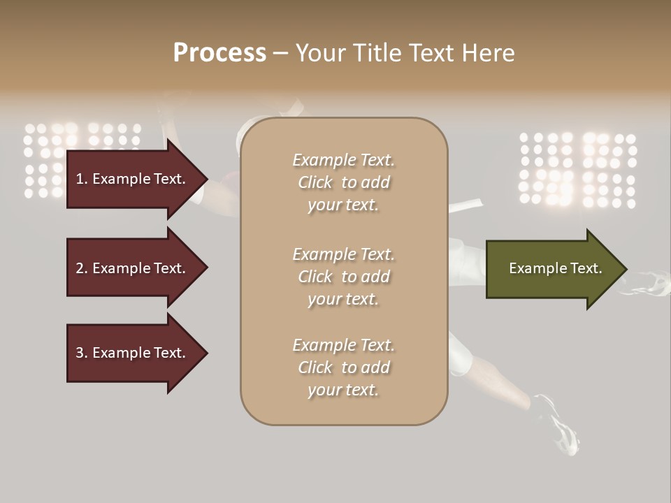 Concentration Lights Run PowerPoint Template