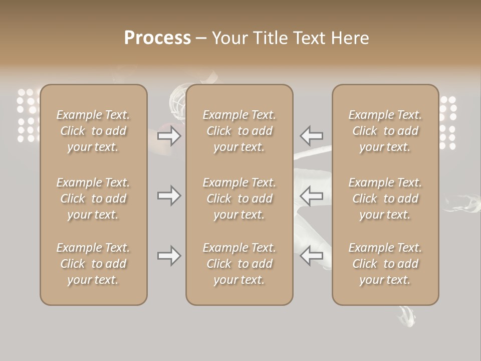 Concentration Lights Run PowerPoint Template