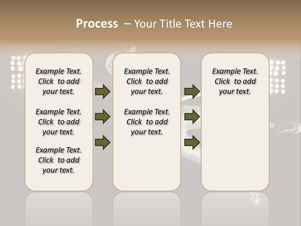 Concentration Lights Run PowerPoint Template