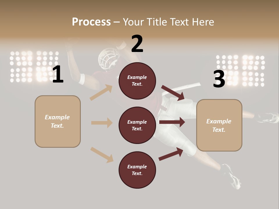 Concentration Lights Run PowerPoint Template