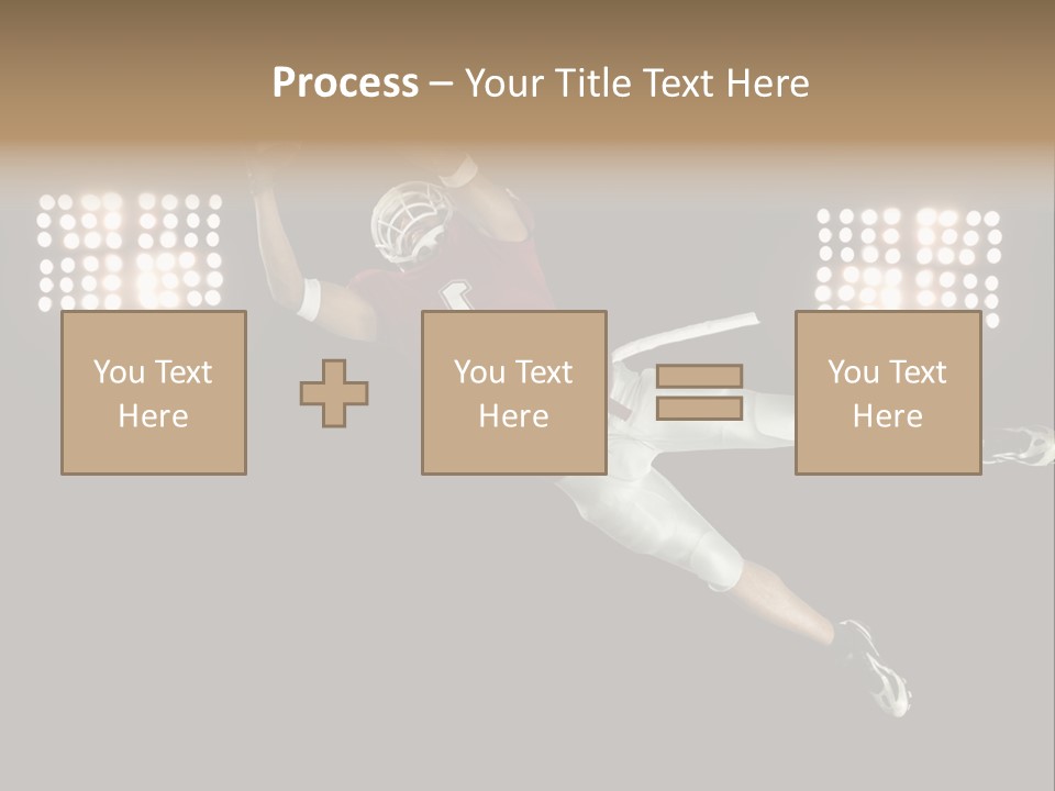Concentration Lights Run PowerPoint Template