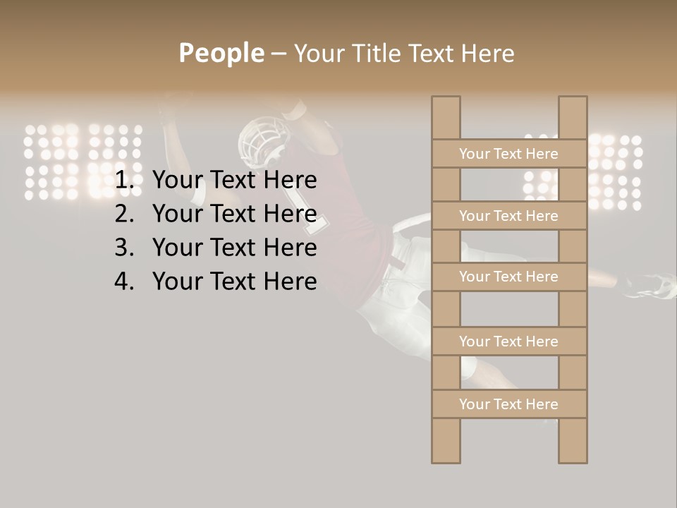 Concentration Lights Run PowerPoint Template