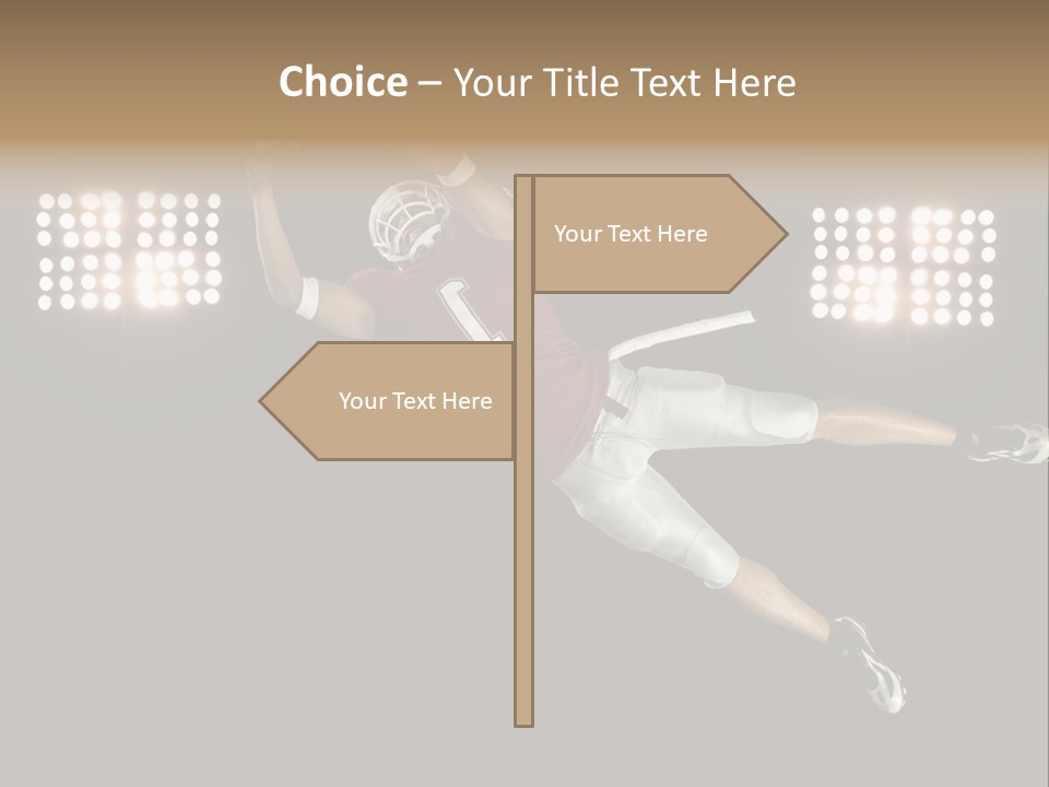 Concentration Lights Run PowerPoint Template