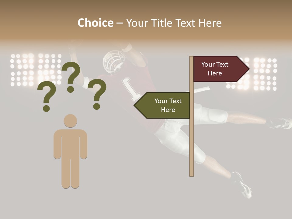 Concentration Lights Run PowerPoint Template