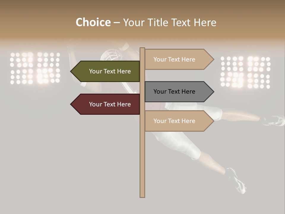 Concentration Lights Run PowerPoint Template
