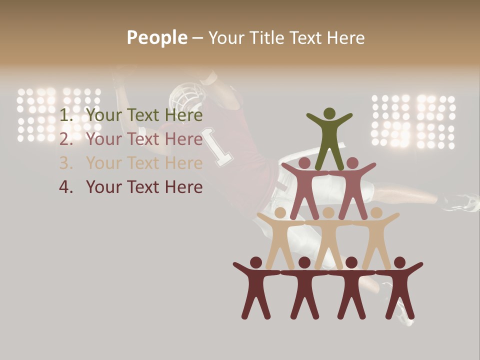 Concentration Lights Run PowerPoint Template