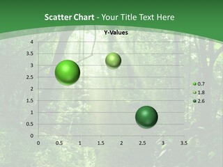 Through Misty Spring PowerPoint Template