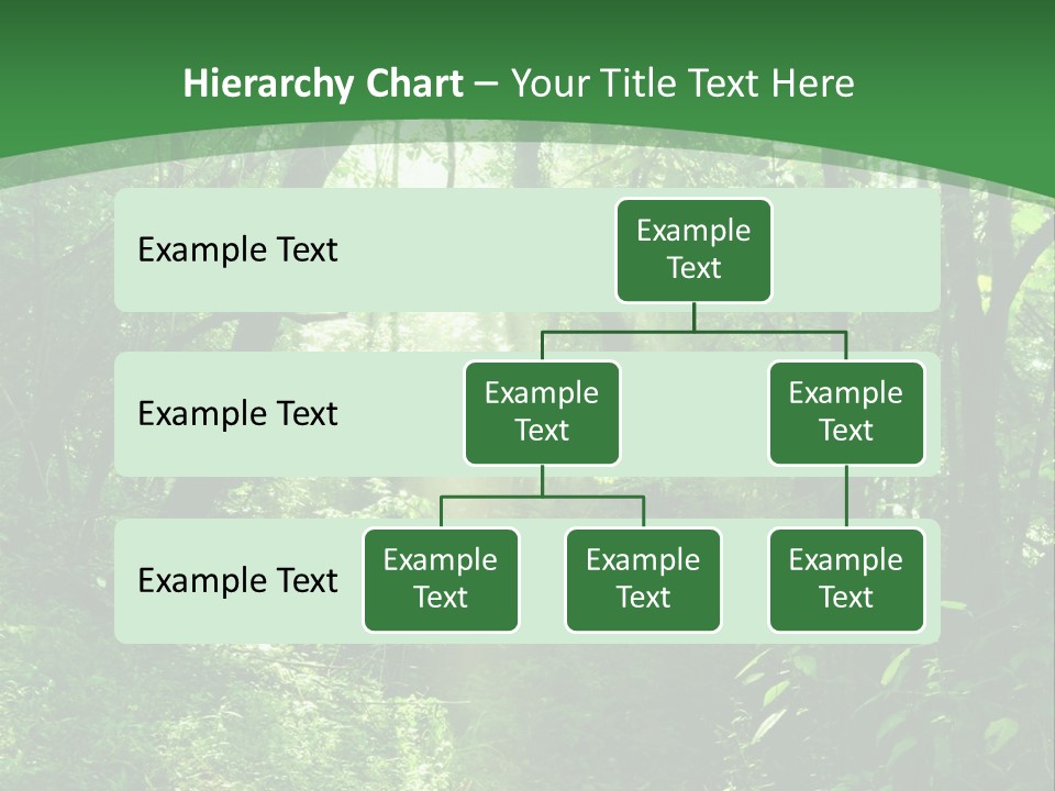 Through Misty Spring PowerPoint Template