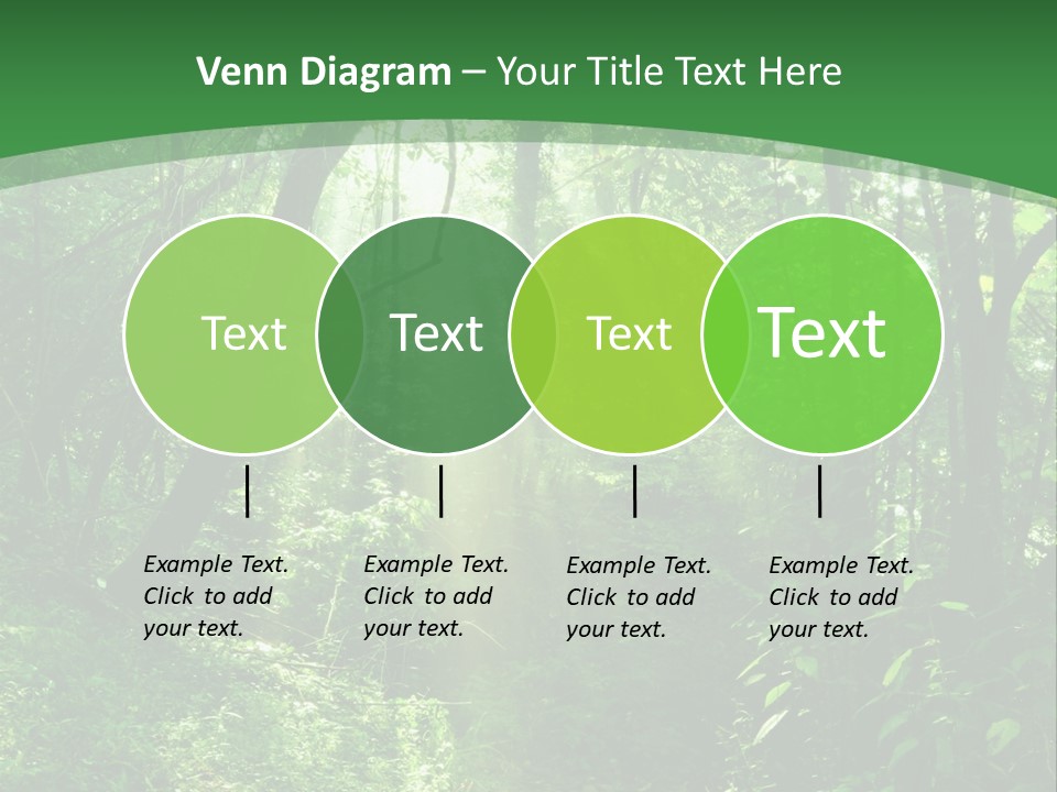 Through Misty Spring PowerPoint Template