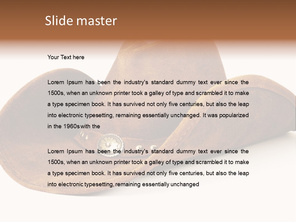 Gear Clothing Ride PowerPoint Template