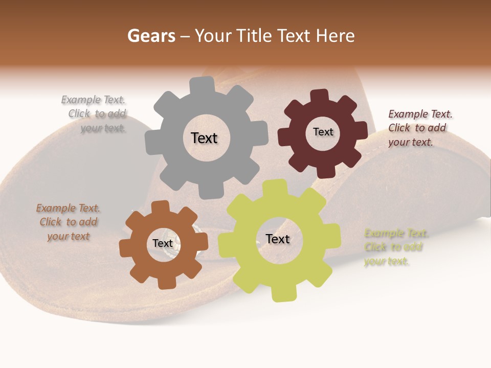 Gear Clothing Ride PowerPoint Template