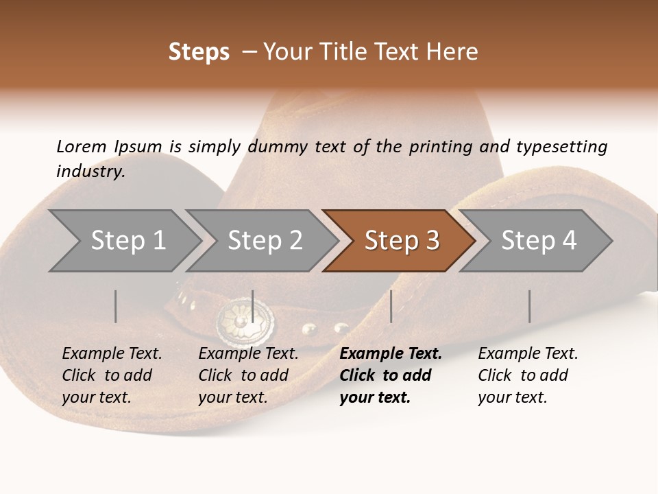 Gear Clothing Ride PowerPoint Template