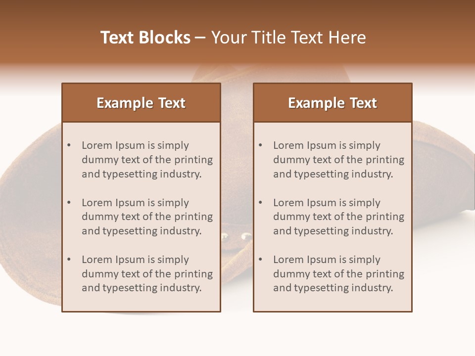 Gear Clothing Ride PowerPoint Template