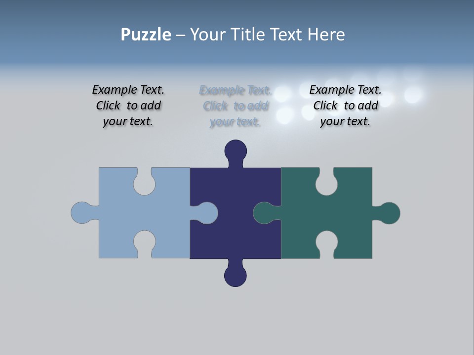 Hockey Power Relaxation PowerPoint Template