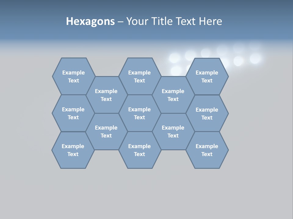 Hockey Power Relaxation PowerPoint Template