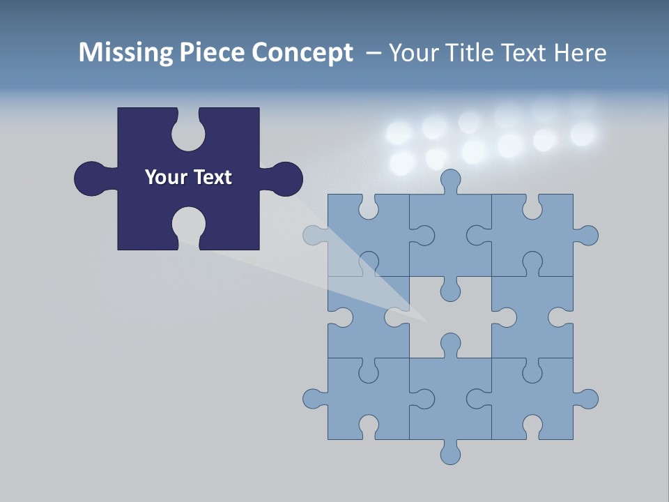 Hockey Power Relaxation PowerPoint Template