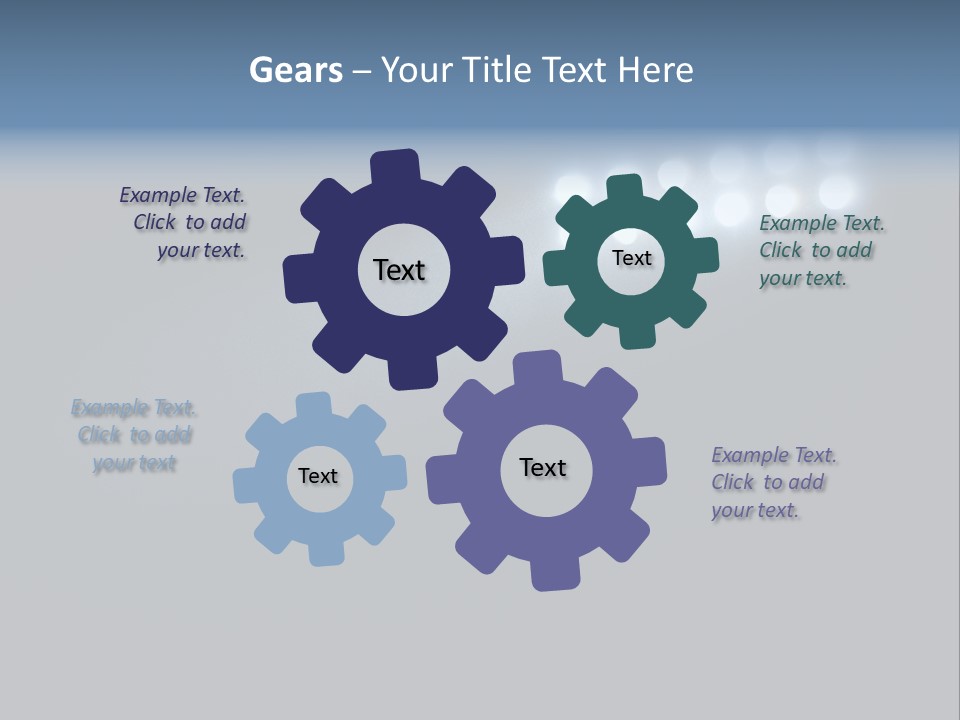 Hockey Power Relaxation PowerPoint Template