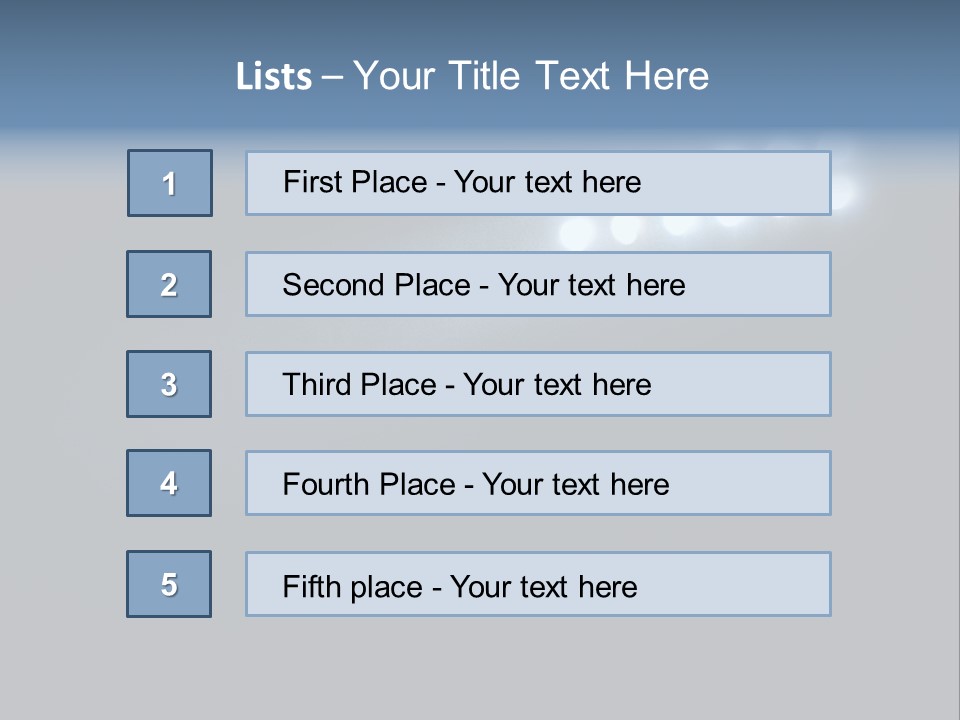 Hockey Power Relaxation PowerPoint Template