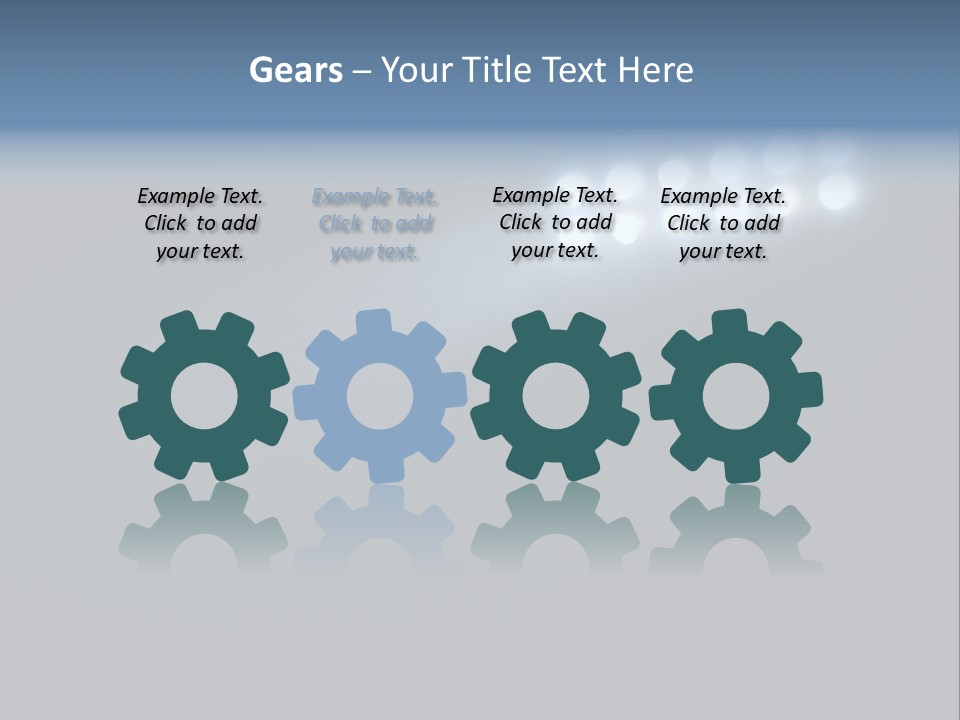 Hockey Power Relaxation PowerPoint Template