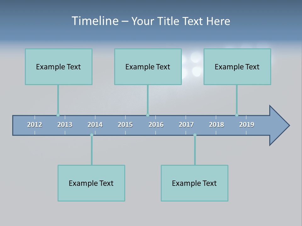 Hockey Power Relaxation PowerPoint Template