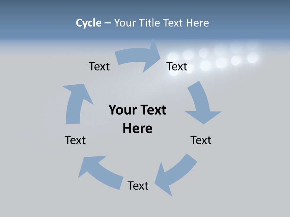Hockey Power Relaxation PowerPoint Template