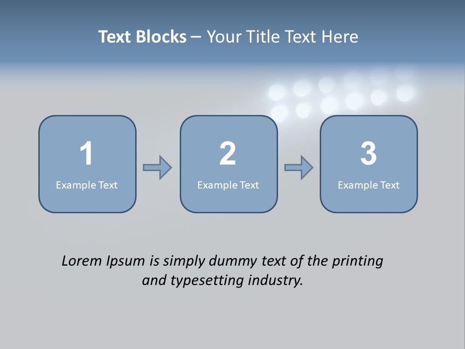 Hockey Power Relaxation PowerPoint Template