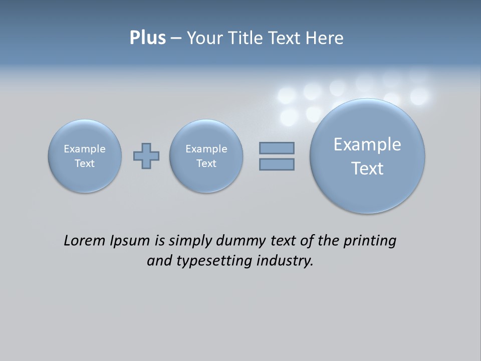 Hockey Power Relaxation PowerPoint Template