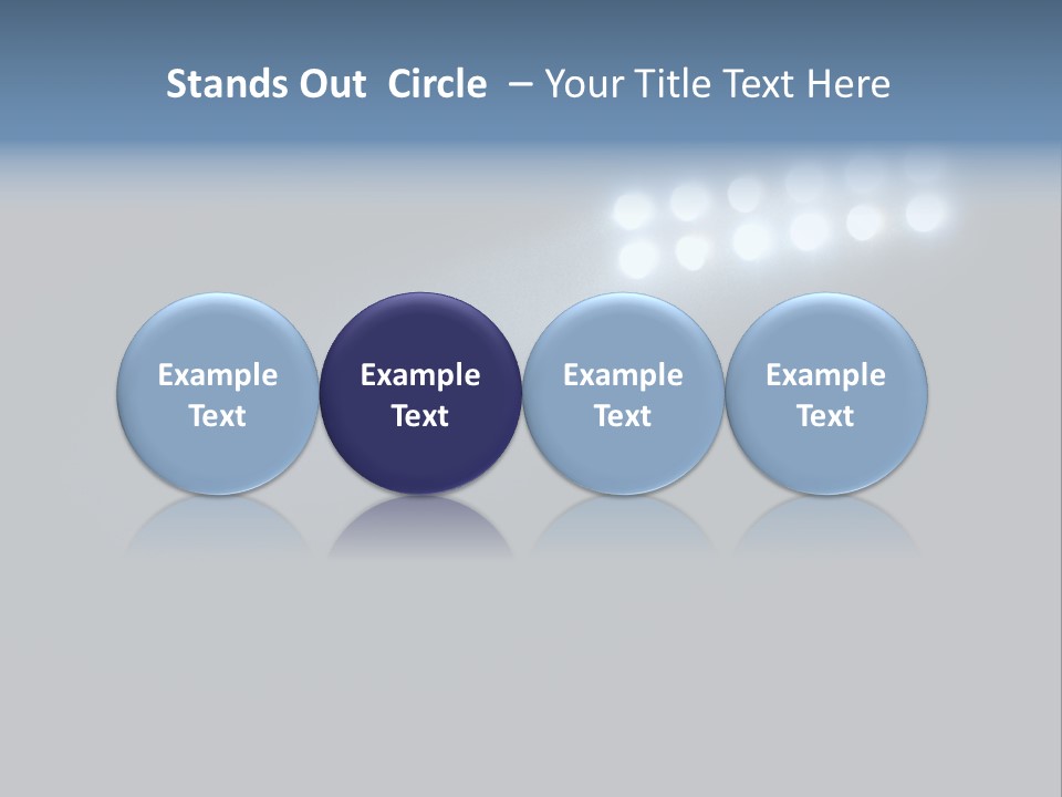 Hockey Power Relaxation PowerPoint Template